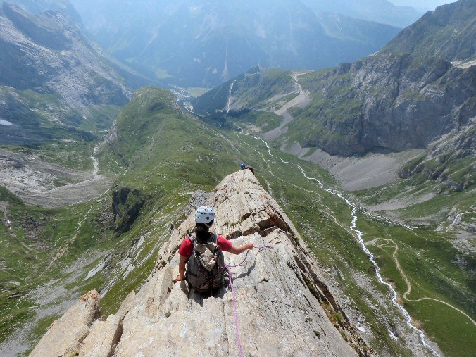 Aiguille de la Vanoise (92).jpg - Descente de l'arte